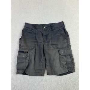 Carhartt Shorts Boys 6 Gray Force Extremes Original Fit Cargo Elastic Waist
